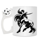 Кружка с футбольным мячиком