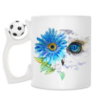 Кружка с футбольным мячиком