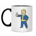 Кружка двухцветная