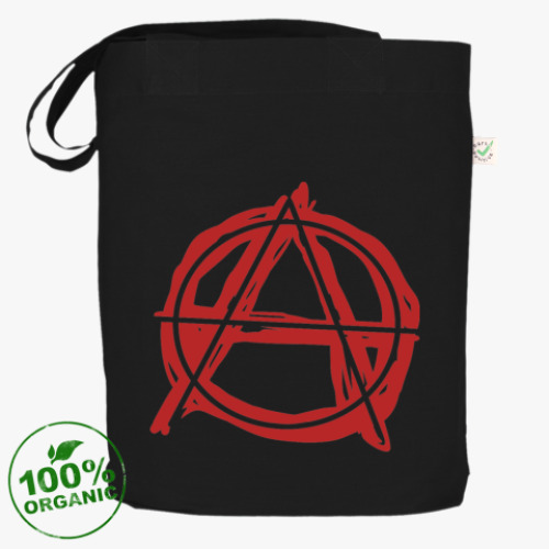 Сумка шоппер с принтом Анархия