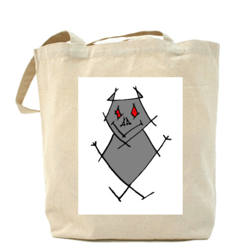 Сумка шоппер с принтом Холщовая сумка шоппер