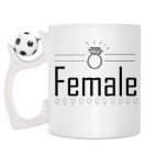 Кружка с футбольным мячиком