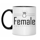 Кружка двухцветная