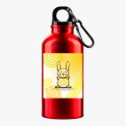 Металлическая бутылка 400 мл UV-DTF