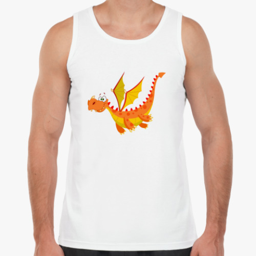 Майка с принтом Дракон