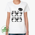 Женская футболка органик