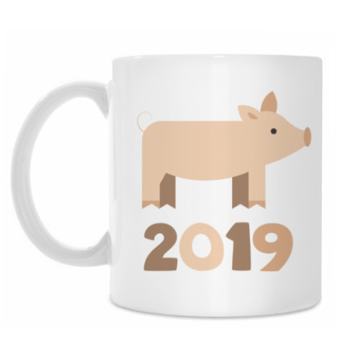 Кружка Год 2019 Свиньи