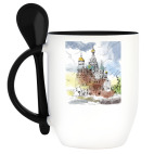 Кружка с ложкой