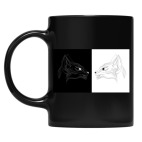 Кружка цветная UV-DTF