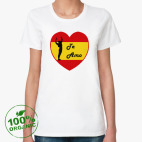 Женская футболка органик