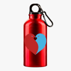 Металлическая бутылка 400 мл UV-DTF