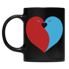 Кружка цветная UV-DTF