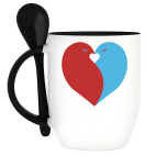 Кружка с ложкой