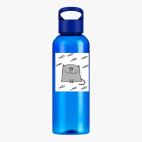 Прозрачная спортивная бутылка