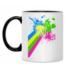 Кружка двухцветная