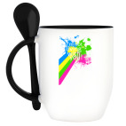 Кружка с ложкой