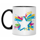 Кружка двухцветная