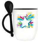 Кружка с ложкой