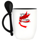 Кружка с ложкой