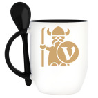 Кружка с ложкой