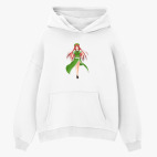 Толстовка худи оверсайз