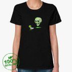 Женская футболка органик