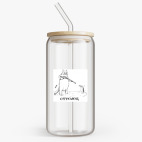 Банка с бамбуковой крышкой