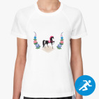 Женская спортивная футболка