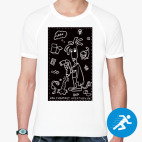 Мужская спортивная футболка