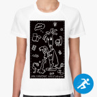 Женская спортивная футболка