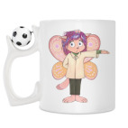 Кружка с футбольным мячиком