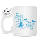 Кружка с футбольным мячиком