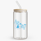 Банка с бамбуковой крышкой