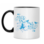 Кружка двухцветная