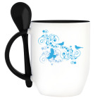 Кружка с ложкой