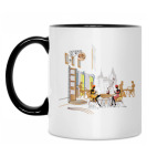 Кружка двухцветная