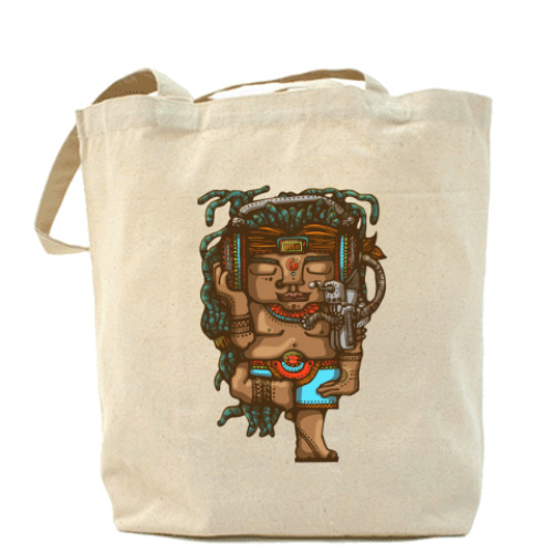 Сумка шоппер с принтом  МУЗ-МУЗ