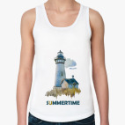 Женская майка  &#039;Маяк&#039;