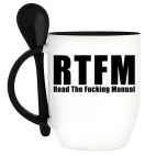 Кружка с ложкой