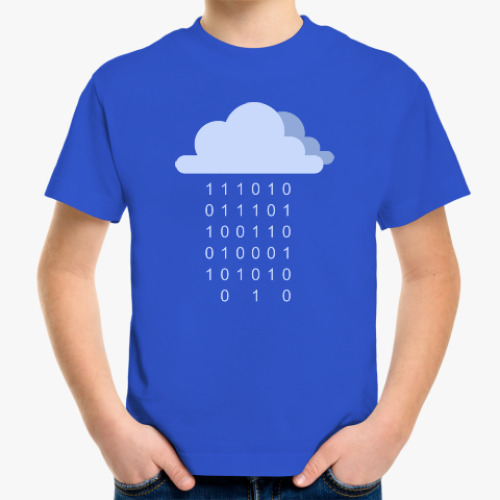 Детская футболка Цифровой дождь