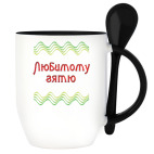 Кружка с ложкой