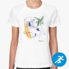 Женская спортивная футболка