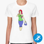 Женская спортивная футболка