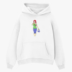 Толстовка худи оверсайз