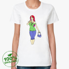 Женская футболка органик