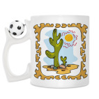 Кружка с футбольным мячиком