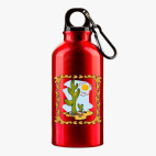 Металлическая бутылка 400 мл UV-DTF