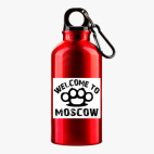 Металлическая бутылка 400 мл UV-DTF