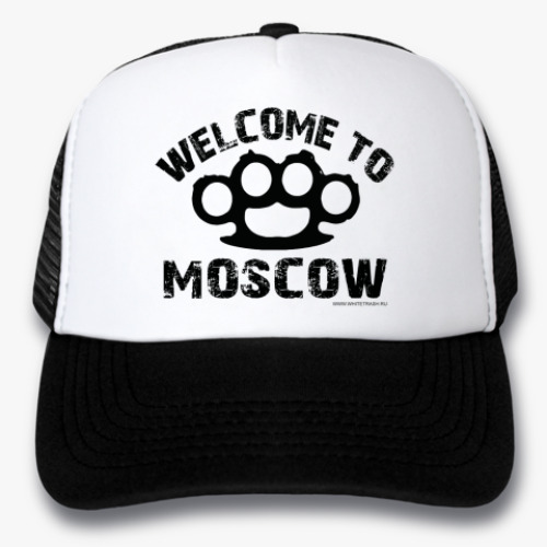 Кепка-тракер с принтом WLCMM