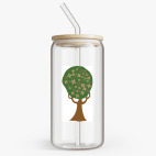 Банка с бамбуковой крышкой